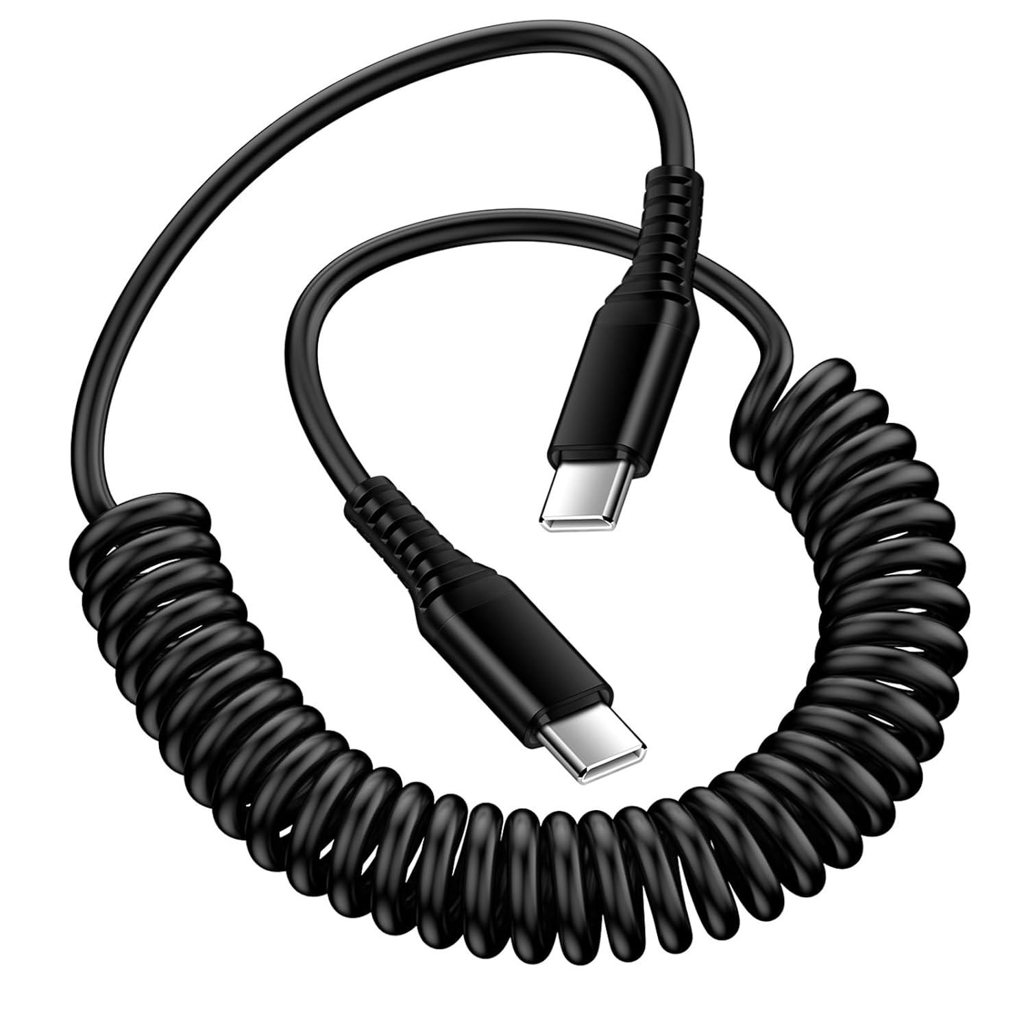 Android Auto USB C to USB C Ca - Coiled Usb Cable のレビューと価格