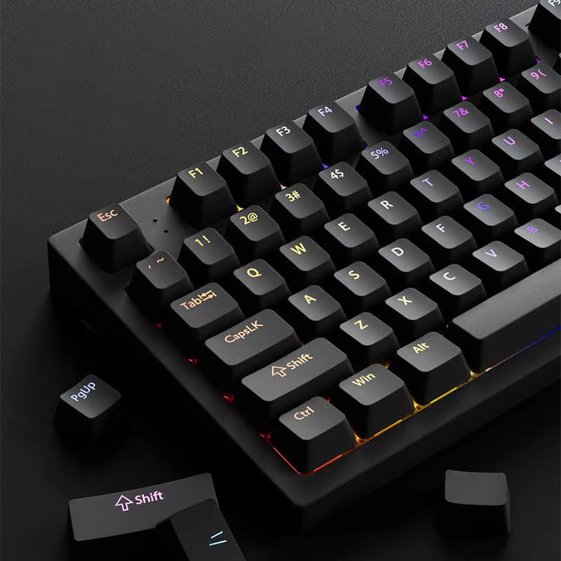 130+ Keys Black Custom Double  - Keyboard Gaming Black のレビューと価格