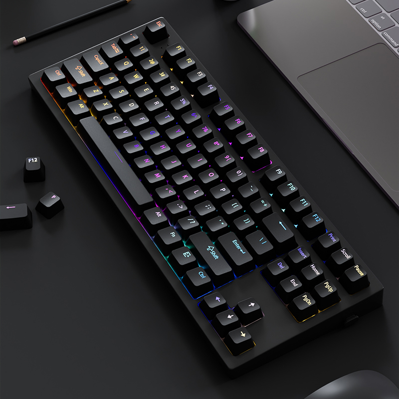 130+ Keys Black Custom Double  - Keyboard Gaming Black のレビューと価格
