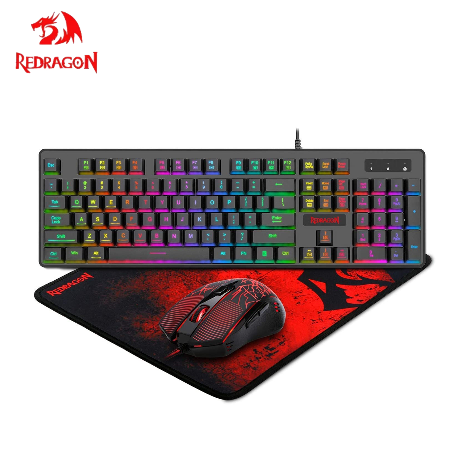 Redragon S107 Gaming Keyboard  - Gaming Keyboard And Mouse Combo のレビューと価格
