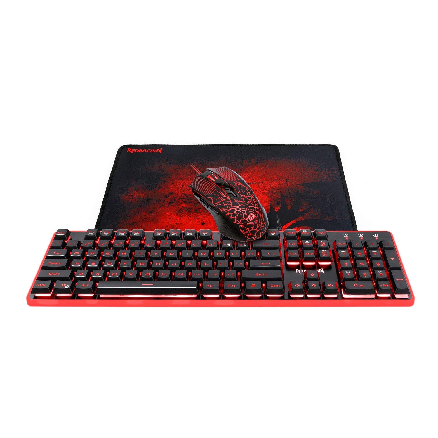 Redragon S107 Gaming Keyboard  - Gaming Keyboard And Mouse Combo のレビューと価格